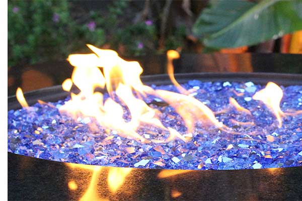 Fire Pit Glass Crystals Fire Pit Accessory Pioneer Family Pools